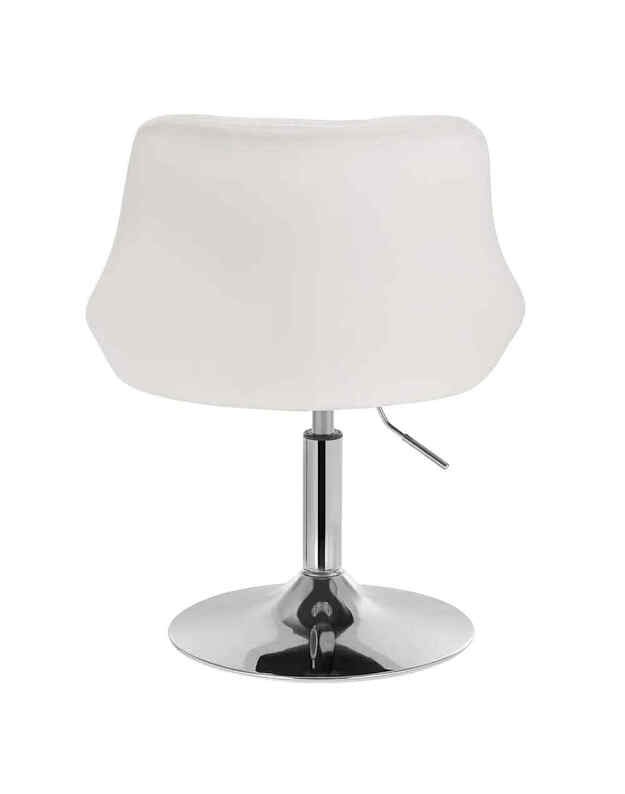 White eco leather chair 1
