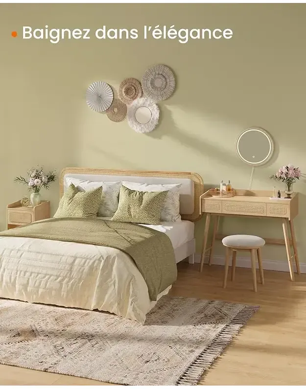 LED kosmetinis staliukas, Songmics RVT007Y01 5