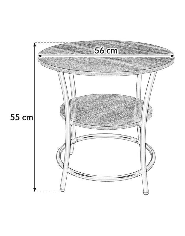 Modern round coffee table  3