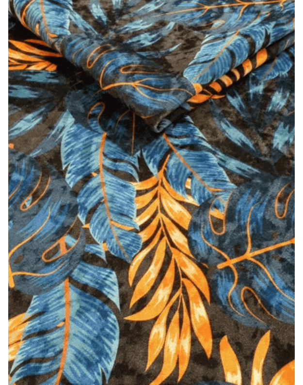 ТКАНЬ MONSTERA 03 CRUSH VELVET