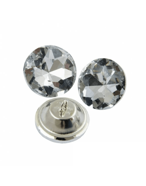 DEKORATYVINĖ SAGA SU KILPUTE "CRYSTAL" 22,0 mm 1 pakuotė 10 vnt KK4509