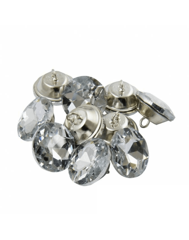 DEKORATYVINĖ SAGA SU KILPUTE "CRYSTAL" 22,0 mm 1 pakuotė 10 vnt KK4509