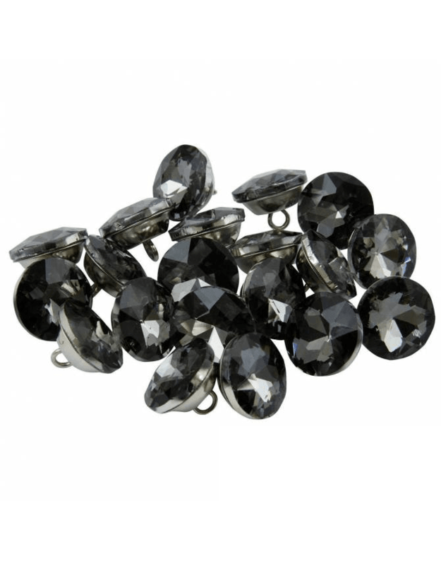 DEKORATYVINĖ SAGA SU KILPUTE "CRYSTAL"  18,0 mm 1 pakuotė 20 vnt KK4501