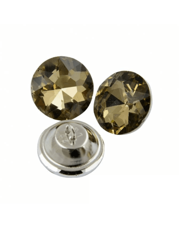 DEKORATYVINĖ SAGA SU KILPUTE "CRYSTAL" 25,0 mm 1 pakuotė 8vnt KK4504